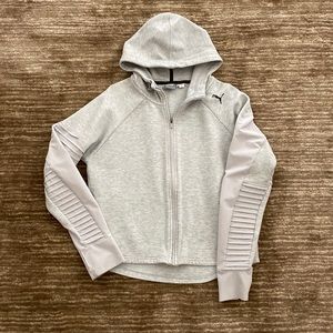 Puma womens cotton blend full zip jacket 🖤